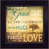 "We Do" By Marla Rae, Printed Wall Art, Ready To Hang Framed Poster, Black