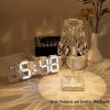 3D LED Digital Clock; For Home Decor