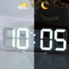 3D LED Digital Clock; For Home Decor