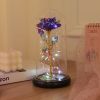 Artificial Flower Rose Light Up In A Dome Gift