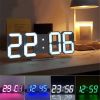 3D LED Digital Clock; For Home Decor